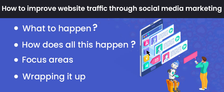 How to improve website traffic through social media marketing